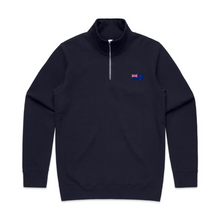 New Zealand Embroidered Flag Zip Jumper