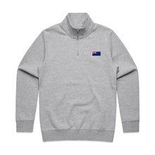 New Zealand Embroidered Flag Zip Jumper