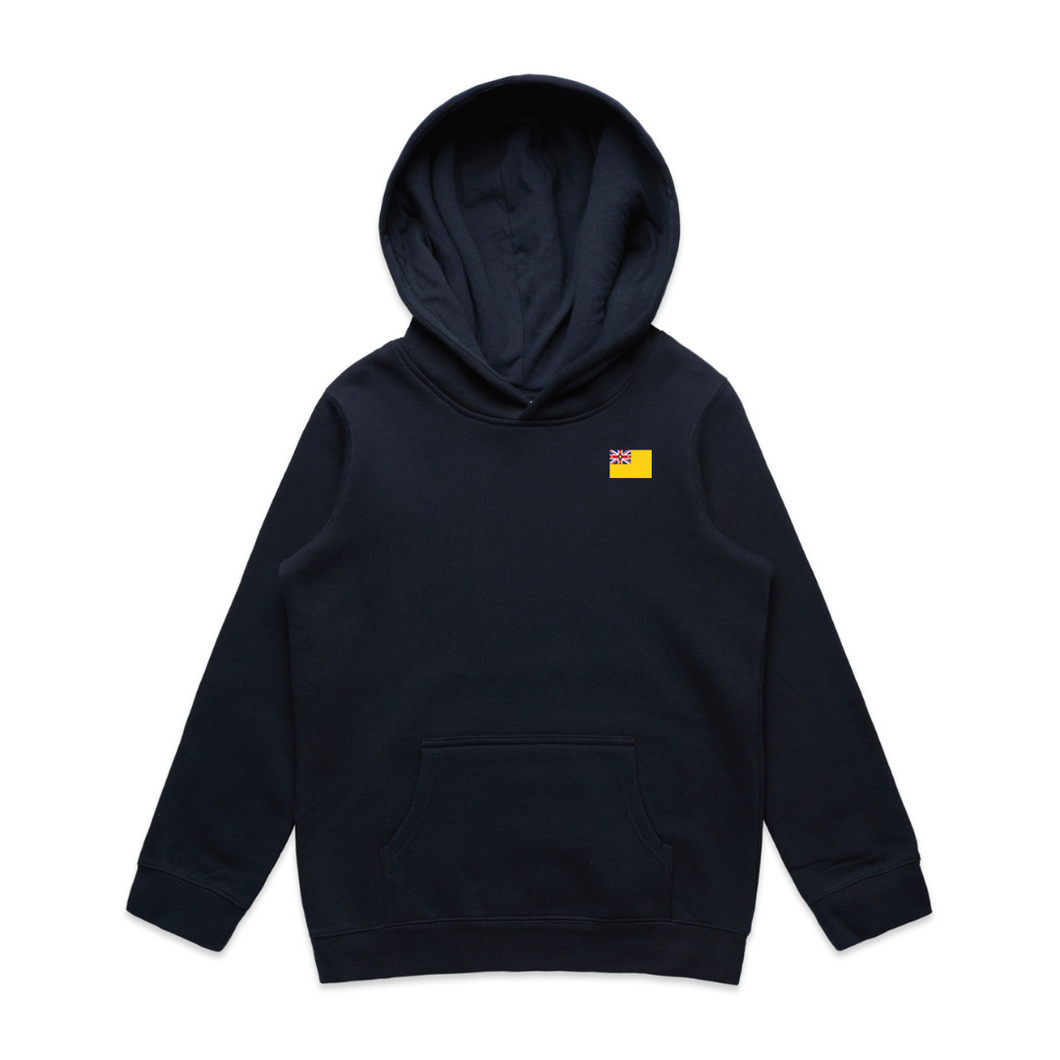Niue Flag Kids Hood Jumper