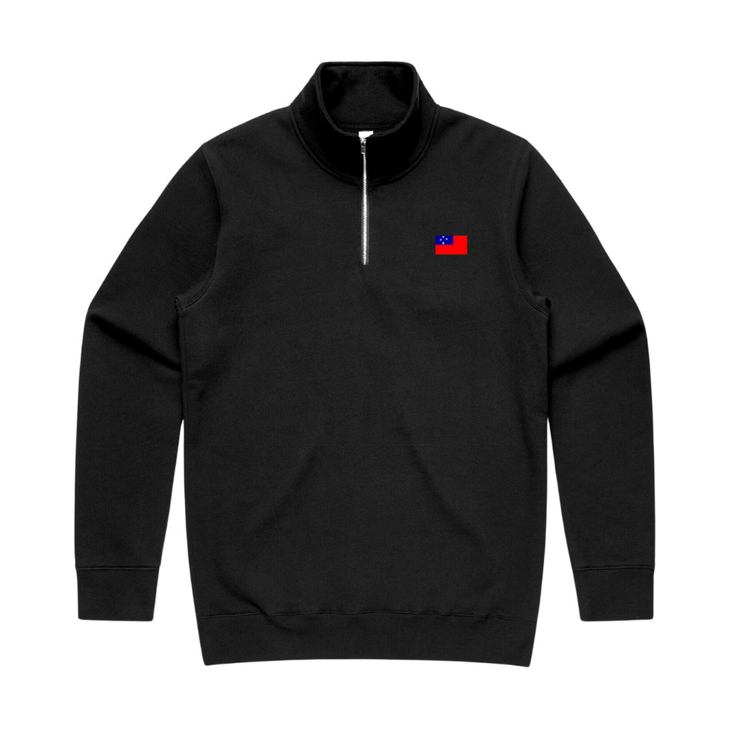 Samoa Flag 1/4 Zip Jumper