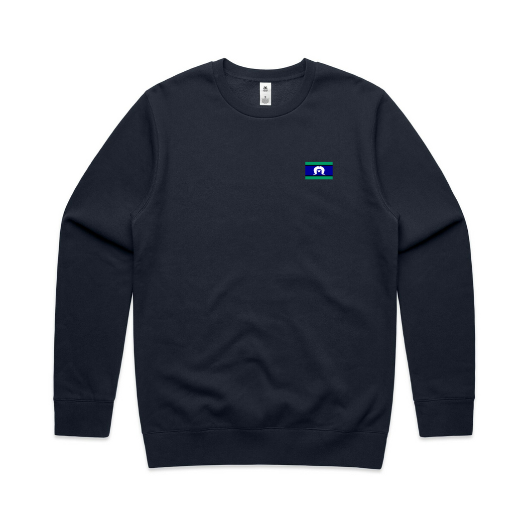 Torres Strait Islander Flag Crewneck Jumper