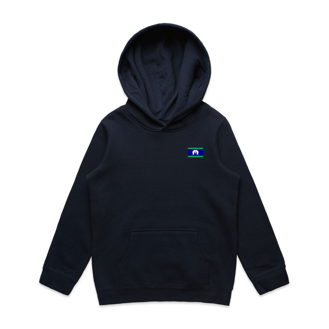Torres Strait Islander Flag Kids Hood Jumper
