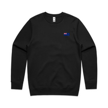 New Zealand Embroidered Flag Crewneck Jumper