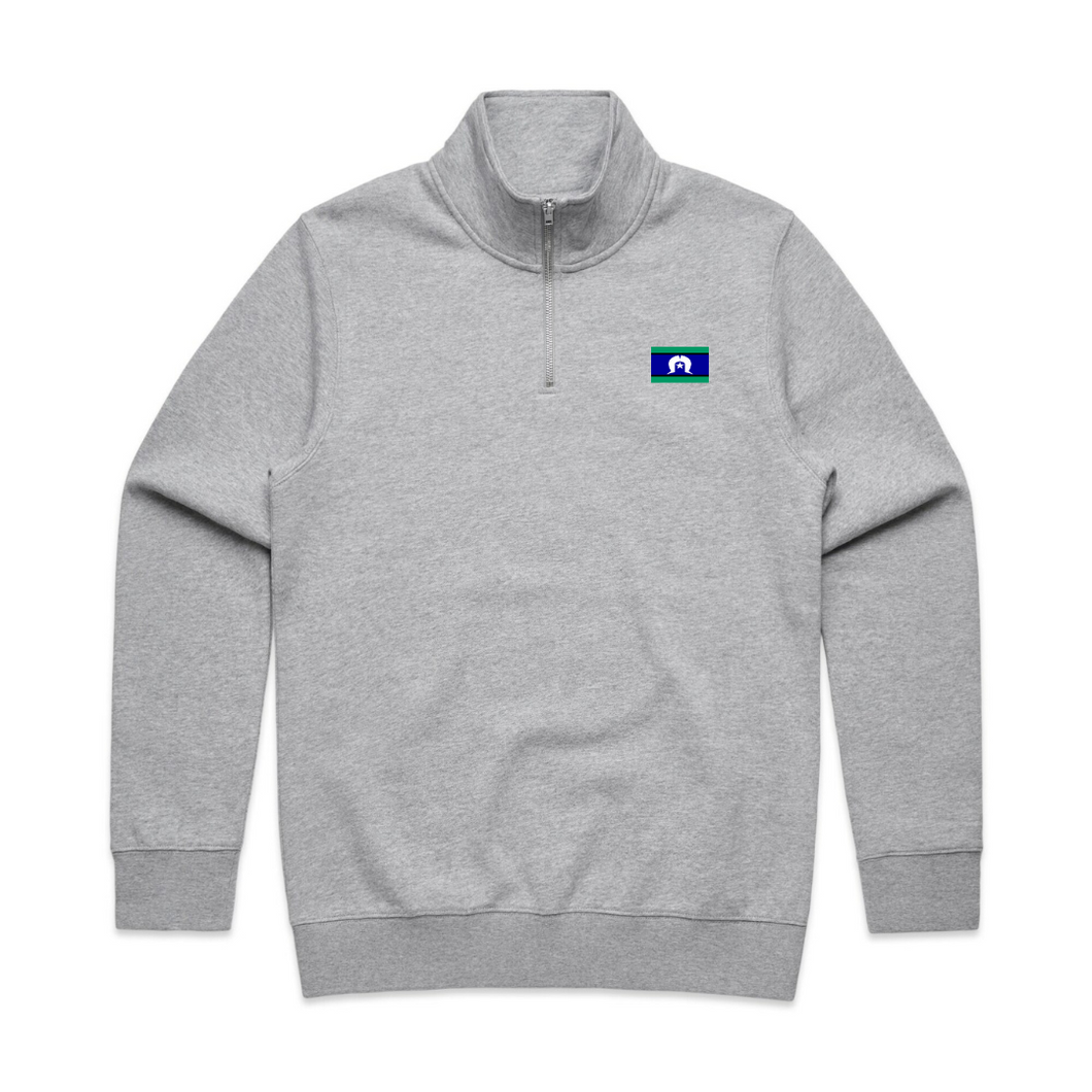 Torres Strait Islander Flag Zip Jumper