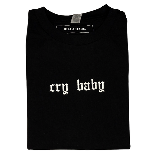 CRY BABY Embroidered T-shirt