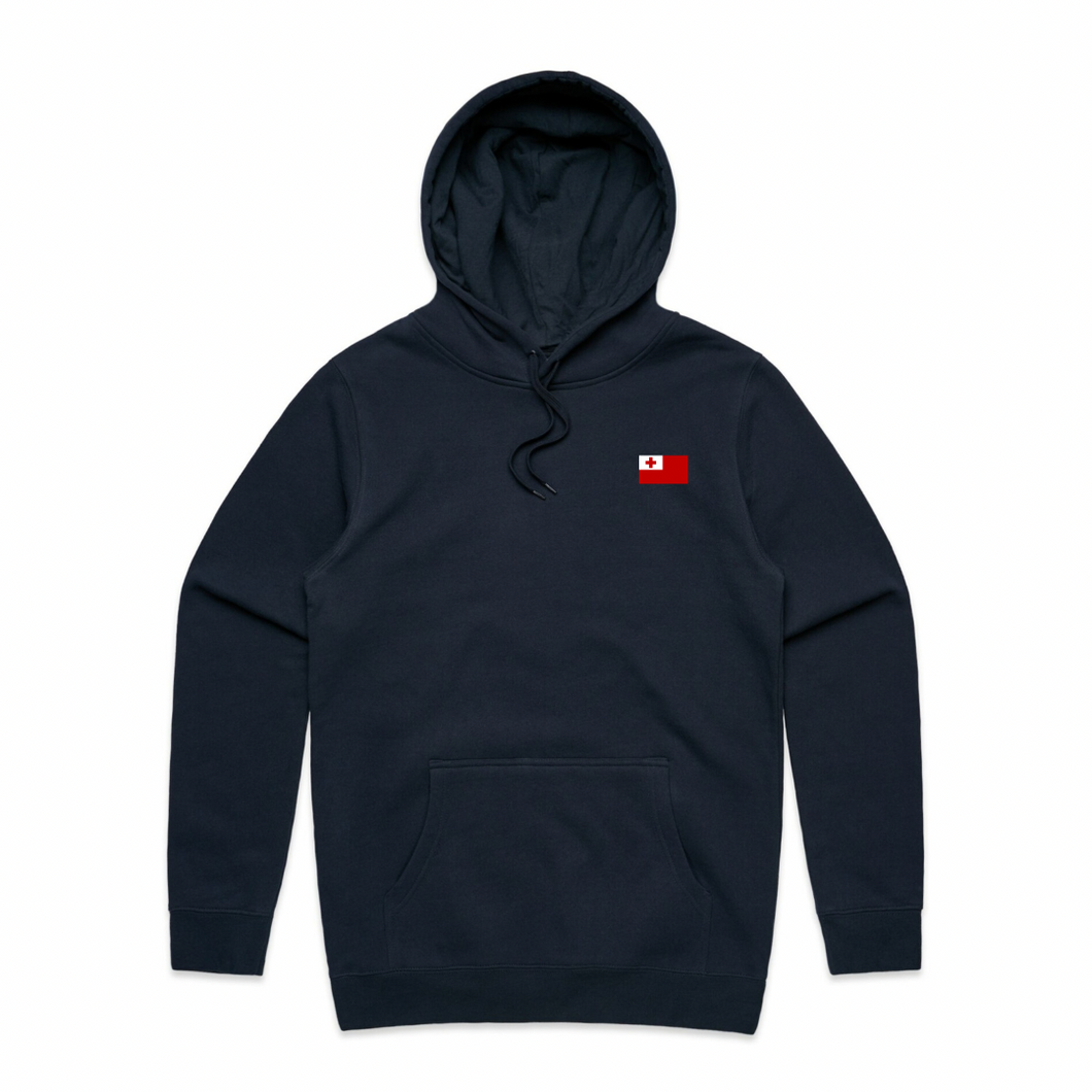 Tonga Embroidered Flag Hoodie
