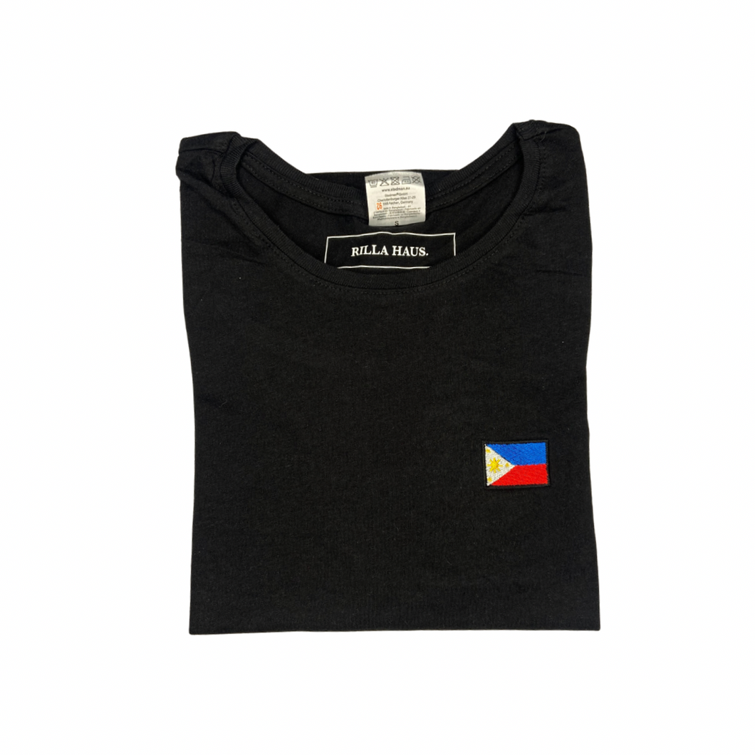 Philippine Flag T-shirt Embroidered
