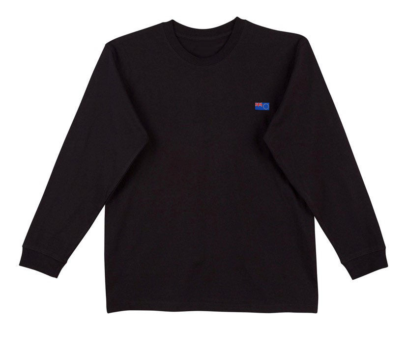 COOK ISLAND Embroidered Flag Long-sleeve