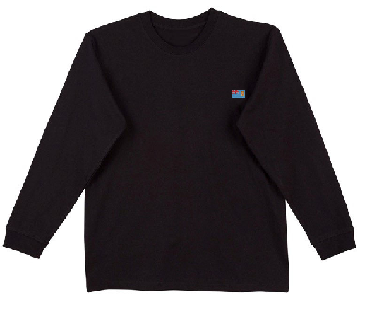 FIJI - Embroidered Flag Long-sleeve