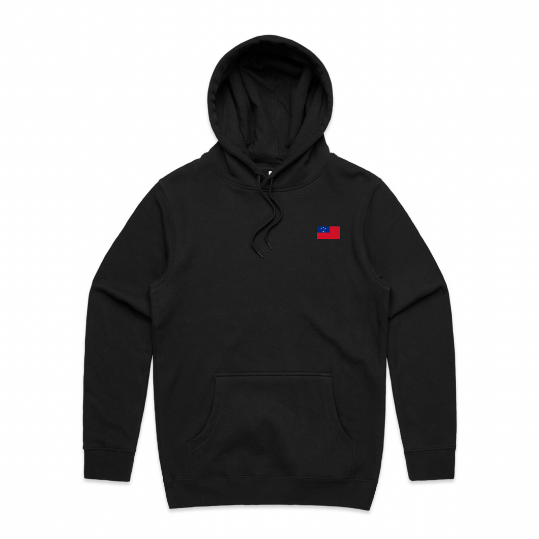Samoa Embroidered Flag Hoodie