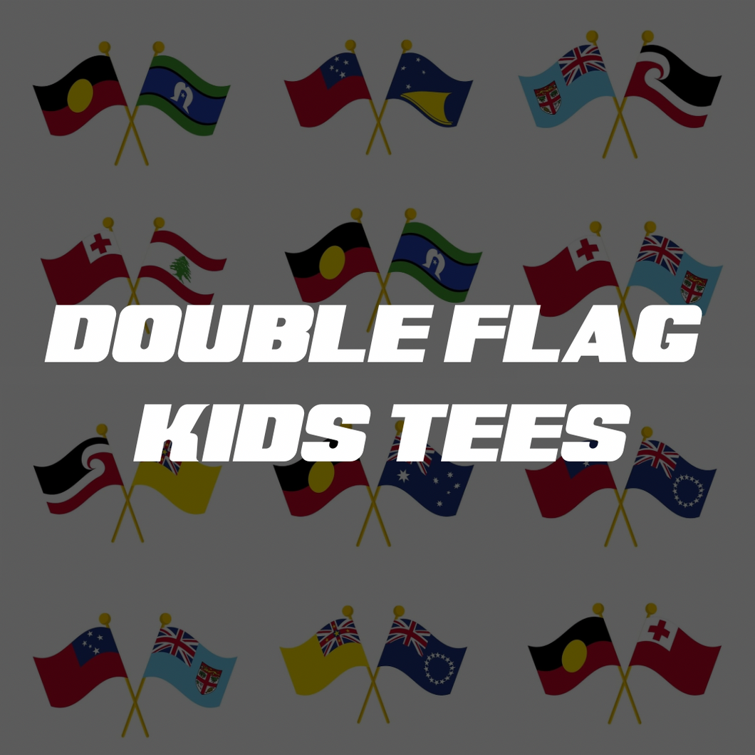 Double Flag Kids Tees