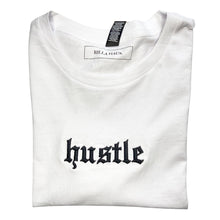 HUSTLE Embroidered Statement T-shirt